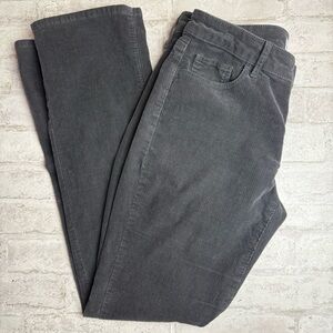 Ann Taylor LOFT Curvy Boot Corduroy Pants Cords Women Size 8 Grey Gray😍